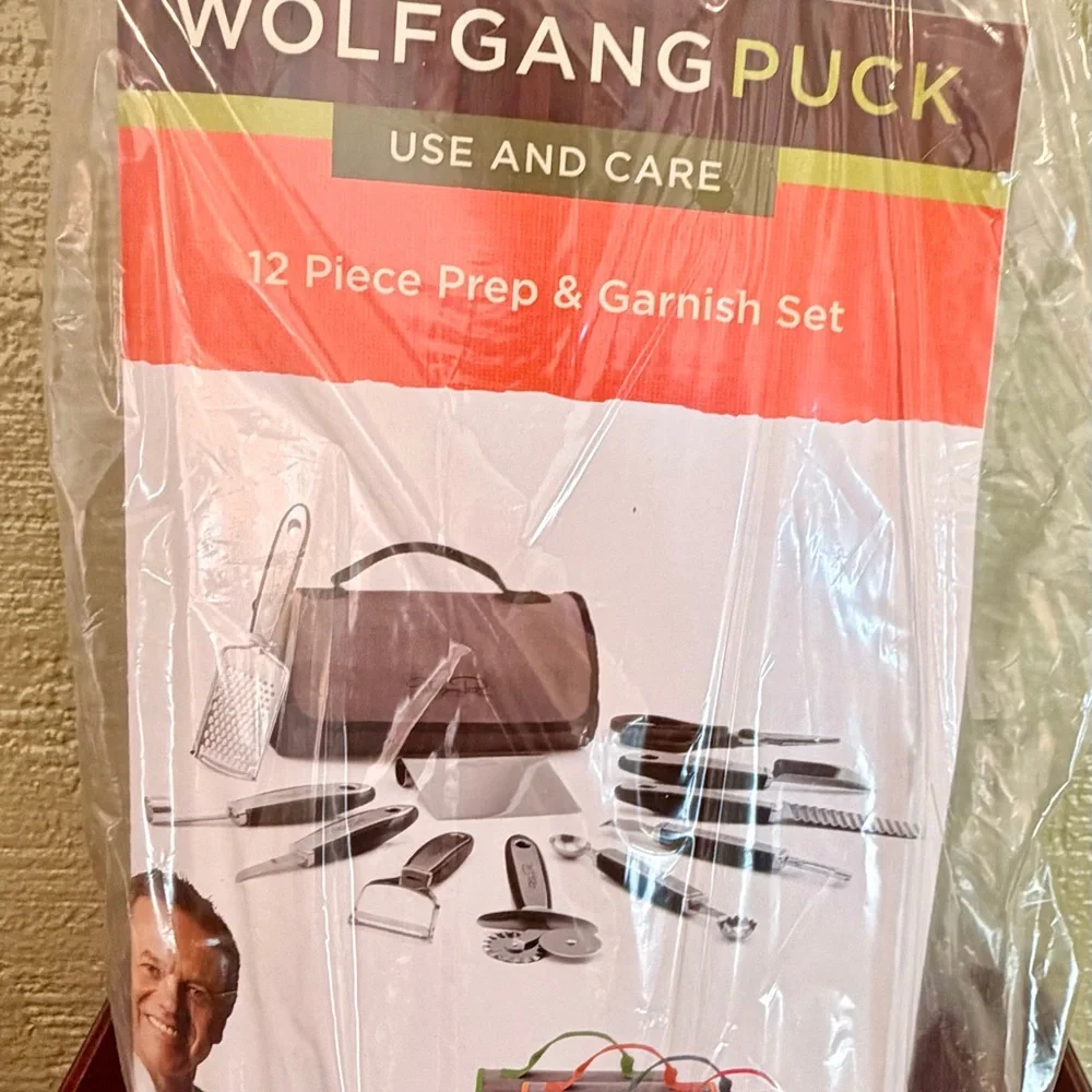 Wolfgang Puck 12-Piece Prep & Garnish Set – Black – NEW Unused – HSN 218276-001